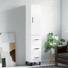 Highboard 34.5X34X180 Cm Engineered Wood