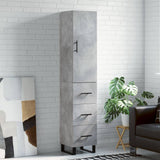 Highboard 34.5X34X180 Cm Engineered Wood