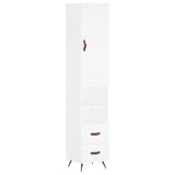 Highboard 34.5X34X180 Cm Engineered Wood