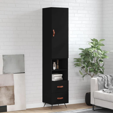 Highboard 34.5X34X180 Cm Engineered Wood