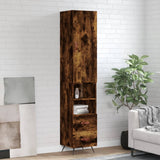 Highboard 34.5X34X180 Cm Engineered Wood