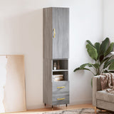 Highboard 34.5X34X180 Cm Engineered Wood