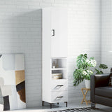 Highboard 34.5X34X180 Cm Engineered Wood