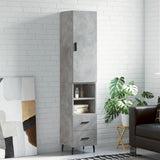 Highboard 34.5X34X180 Cm Engineered Wood
