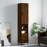 Highboard 34.5X34X180 Cm Engineered Wood