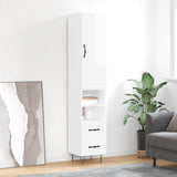 Highboard 34.5X34X180 Cm Engineered Wood