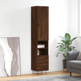 Highboard 34.5X34X180 Cm Engineered Wood