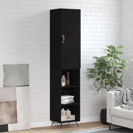 Highboard 34.5X34X180 Cm Engineered Wood