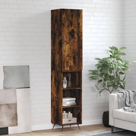 Highboard 34.5X34X180 Cm Engineered Wood