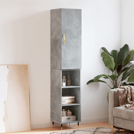 Highboard 34.5X34X180 Cm Engineered Wood