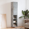 Highboard 34.5X34X180 Cm Engineered Wood