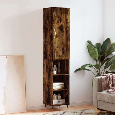 Highboard 34.5X34X180 Cm Engineered Wood