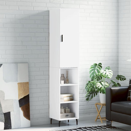 Highboard 34.5X34X180 Cm Engineered Wood