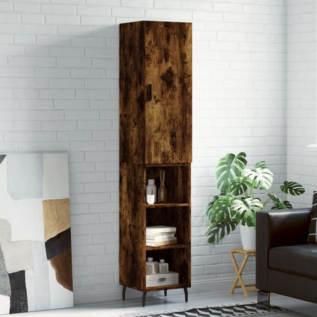 Highboard 34.5X34X180 Cm Engineered Wood