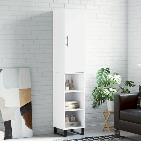 Highboard 34.5X34X180 Cm Engineered Wood
