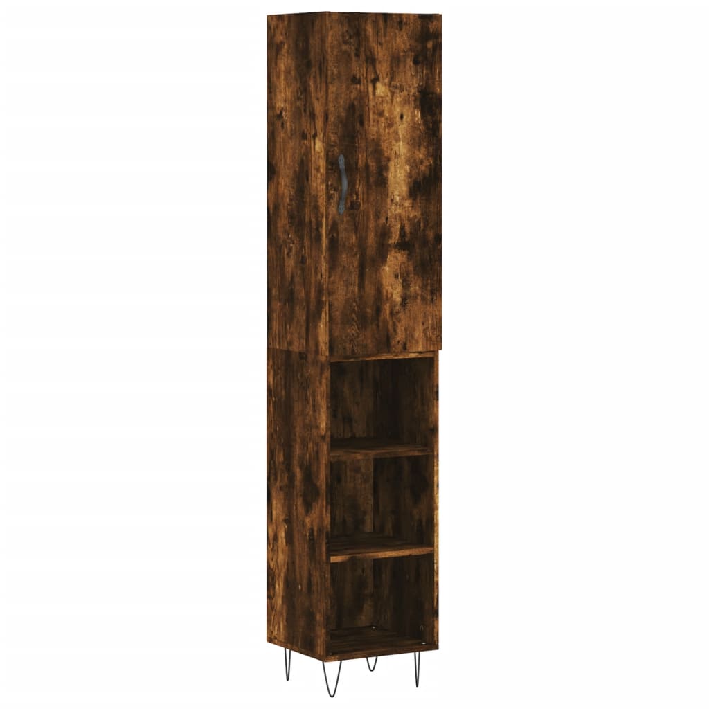 Highboard 34.5X34X180 Cm Engineered Wood