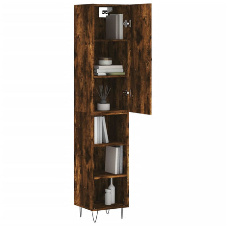 Highboard 34.5X34X180 Cm Engineered Wood