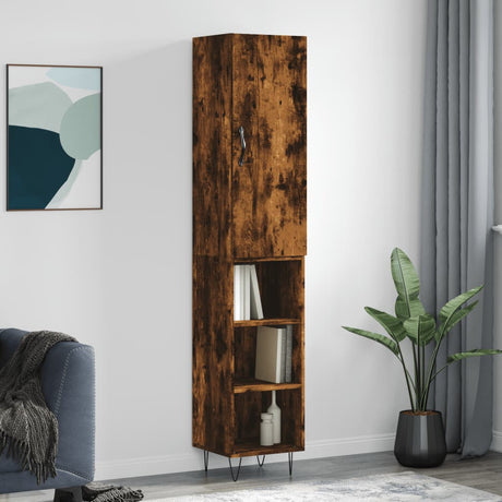 Highboard 34.5X34X180 Cm Engineered Wood