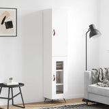 Highboard 34.5X34X180 Cm Engineered Wood