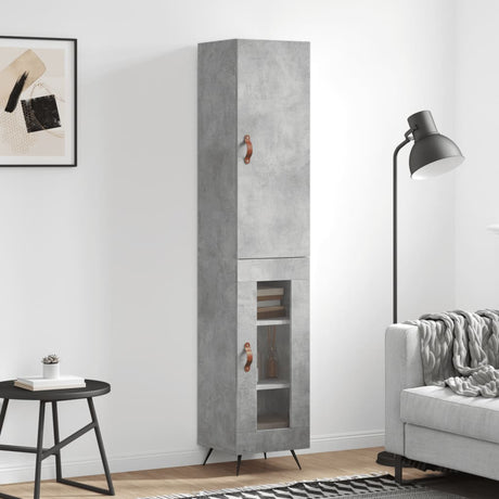 Highboard 34.5X34X180 Cm Engineered Wood