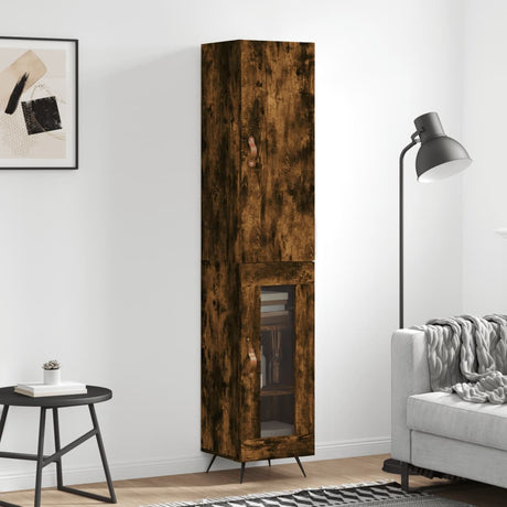 Highboard 34.5X34X180 Cm Engineered Wood