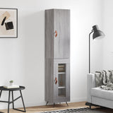 Highboard 34.5X34X180 Cm Engineered Wood