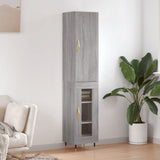 Highboard 34.5X34X180 Cm Engineered Wood