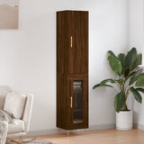 Highboard 34.5X34X180 Cm Engineered Wood