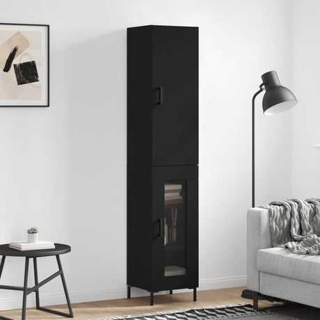 Highboard 34.5X34X180 Cm Engineered Wood