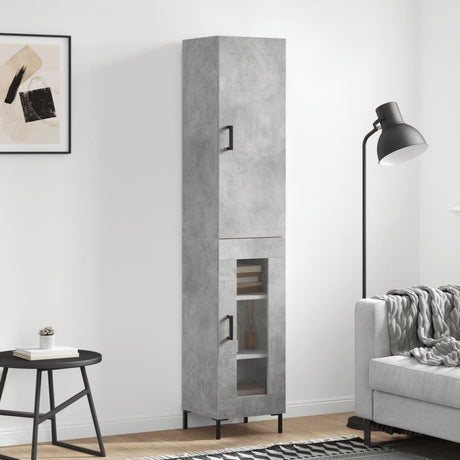 Highboard 34.5X34X180 Cm Engineered Wood