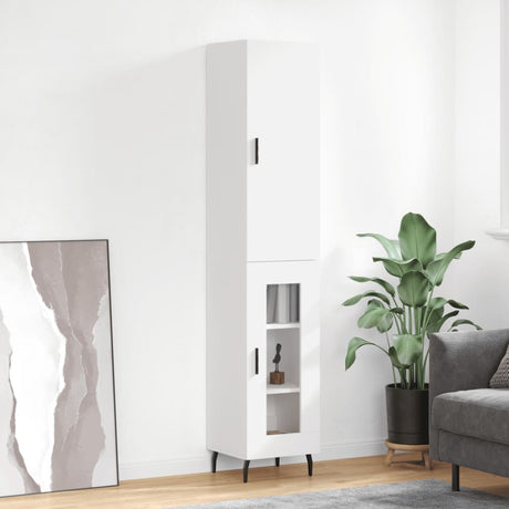 Highboard 34.5X34X180 Cm Engineered Wood