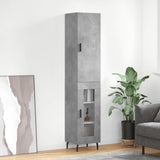 Highboard 34.5X34X180 Cm Engineered Wood