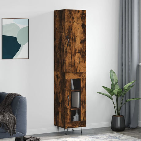 Highboard 34.5X34X180 Cm Engineered Wood