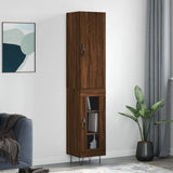 Highboard 34.5X34X180 Cm Engineered Wood