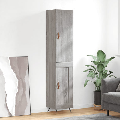 Highboard 34.5X34X180 Cm Engineered Wood