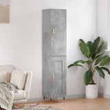 Highboard 34.5X34X180 Cm Engineered Wood
