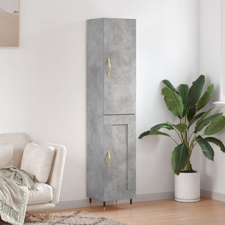 Highboard 34.5X34X180 Cm Engineered Wood