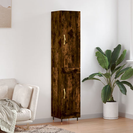 Highboard 34.5X34X180 Cm Engineered Wood