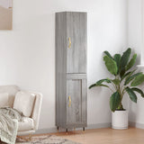 Highboard 34.5X34X180 Cm Engineered Wood