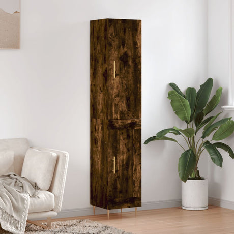 Highboard 34.5X34X180 Cm Engineered Wood