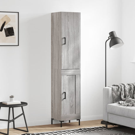 Highboard 34.5X34X180 Cm Engineered Wood