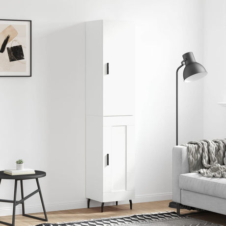 Highboard 34.5X34X180 Cm Engineered Wood