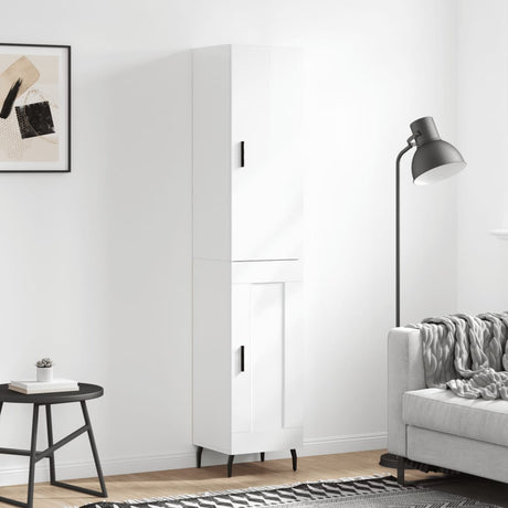 Highboard 34.5X34X180 Cm Engineered Wood