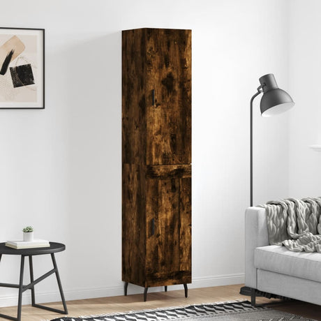 Highboard 34.5X34X180 Cm Engineered Wood