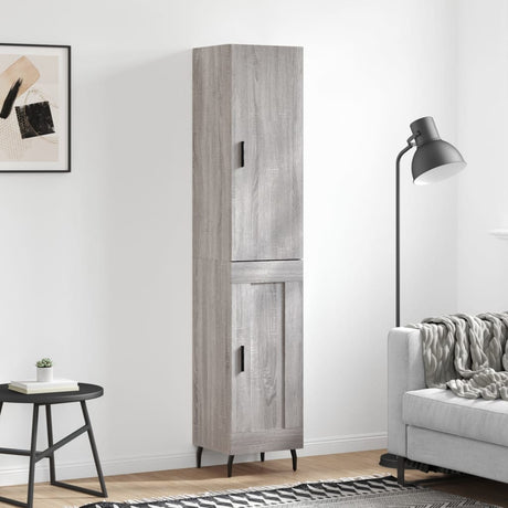 Highboard 34.5X34X180 Cm Engineered Wood