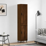 Highboard 34.5X34X180 Cm Engineered Wood