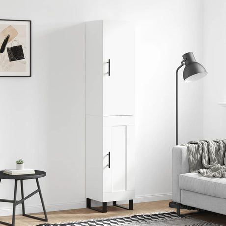 Highboard 34.5X34X180 Cm Engineered Wood