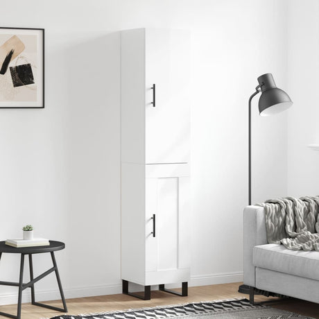 Highboard 34.5X34X180 Cm Engineered Wood
