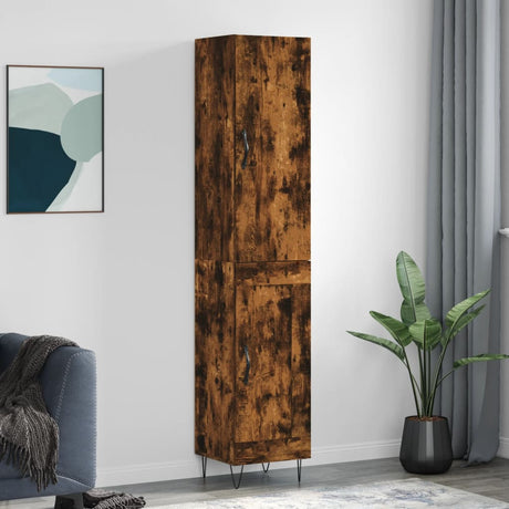 Highboard 34.5X34X180 Cm Engineered Wood