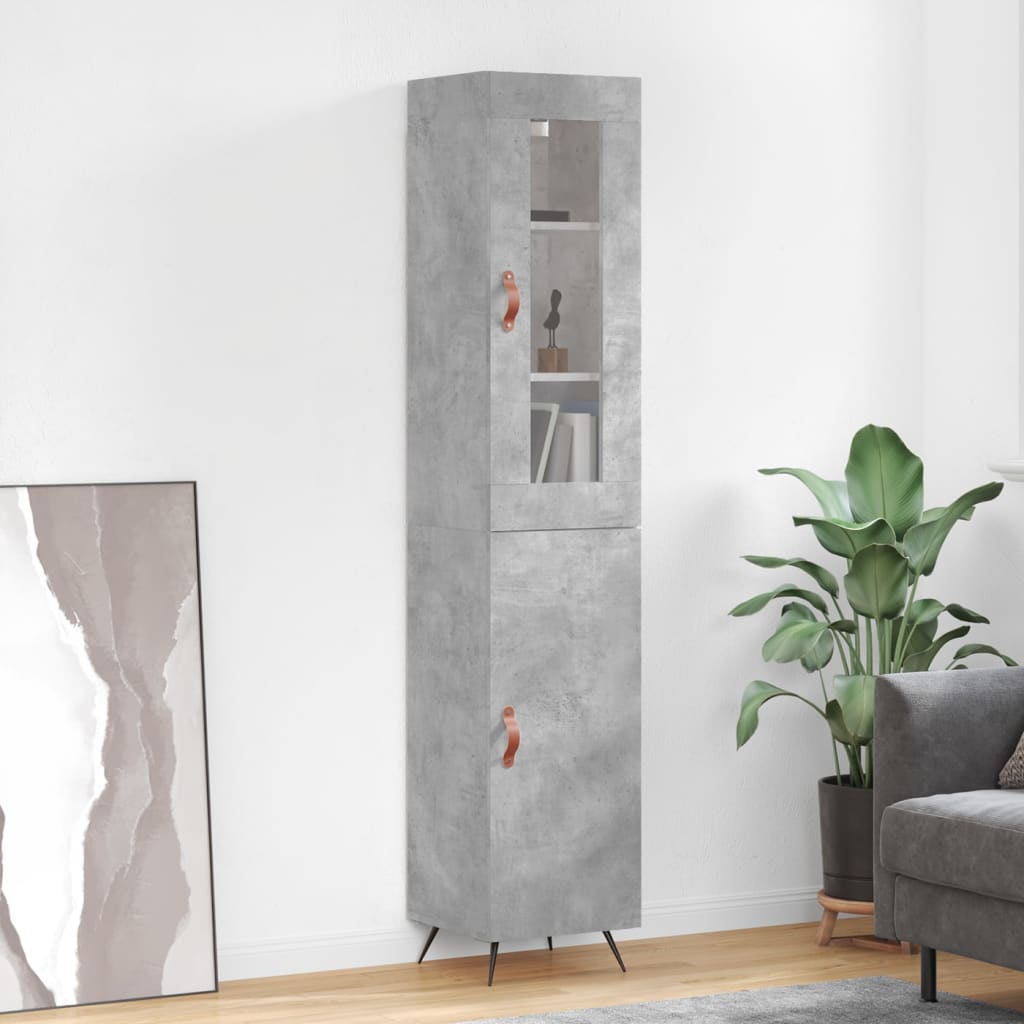 Highboard 34.5X34X180 Cm Engineered Wood